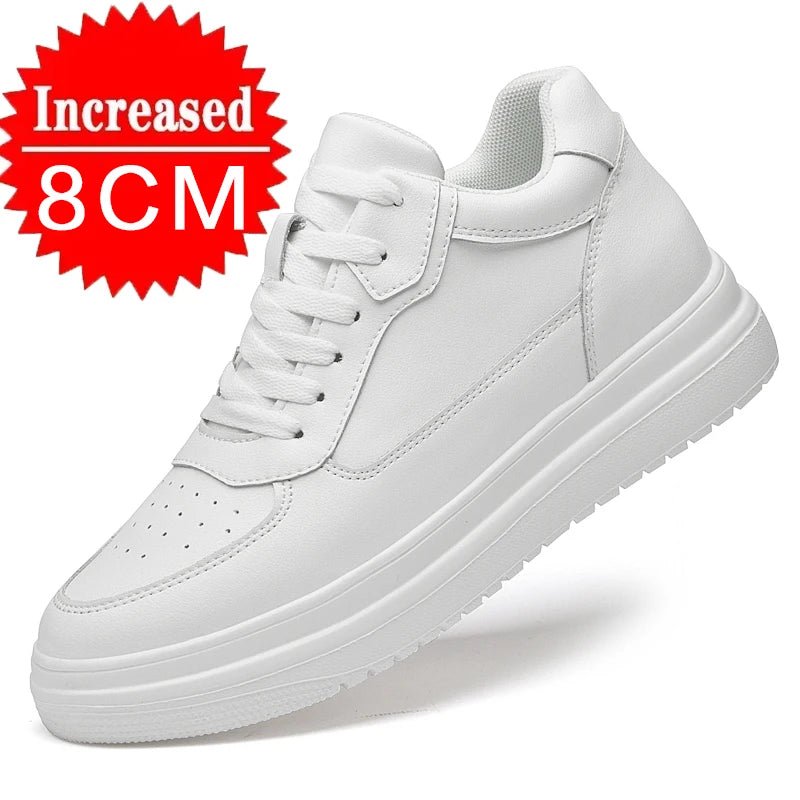 S43e108db380246c5a08317653bd4596ej.jpg High Quality Men Sneakers Elevator Shoes for Men Fashion Casual Shoes Comfortable Leather Sports Shoes Height Increase 6/8/10cm - Image 1