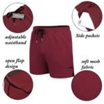 Men's 2 Pack Gym Workout Shorts Quick Dry Athletic Shorts 5 Inch Lightweight Sports Running Shorts with Pockets - Image 10