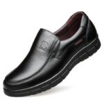 Summer New Men Leather Shoes soft soled Casual Flat Shoes Outdoor Walking shoes Comfort fashion soft leather shoes Loafers - Image 4