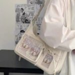 NEW Y2k Japanese Harajuku Shoulder Bag Womens Transparent Ita Bag Girls School Crossbody Bags for Women Female Designer Handbags - Image 3