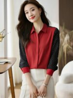 New elegant Women Blouses ladies shirts Blusas Mujer Long Sleeve Shirts causal Tops - Image 6