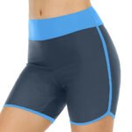 Womens High Stretchy Swim Bottoms Swimming Trunks Boyshorts Summer High Waist Bikini Bottom Bathing Suit Beach Swim Shorts