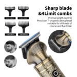 HIENA Beard Trimmer for Men Electric Razor Shaver Cordless Hair Clipper Shaving Kit for Mustache Body Nose Ear Hair Cordless - Image 2