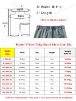 Men's Summer Denim Cargo Shorts Big Size 8XL 7XL 6XL Elastic Waist Straight Baggy Jeans Shorts - Image 6