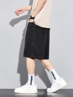 Men's Summer Denim Cargo Shorts Big Size 8XL 7XL 6XL Elastic Waist Straight Baggy Jeans Shorts - Image 10
