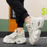 Men's Shoes Luxury Casual Breathable Sneakers for Men Comfortable Low Top Platform Boots for Men Height Increasing Sneakers - Image 6