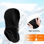 Winter Warm Set Hat and Gloves Winter Accessories Balaclava Cap Men's Sports Touchscreen Faux Cashmere Gloves Cold Weather Gear - Image 2