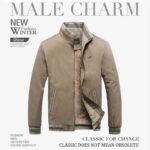 2025 Autumn Men Jackets 100% Cotton Chaqueta Casual Solid Fashion Vintage Warm Vestes Coats High Quality M-5XL Winter Jacket Men - Image 4