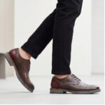 Men's Casual Leather Shoes Cap Toe Derby Lace-up Business Formal Dress Shoes Retro British Style Office Wedding Footwear - Image 3