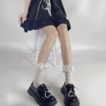 New Design Lace Socks Japanese Style Lolita Kawaii Sock Women's Summer Mesh Breathable Fishnet Socks Sweet Ballet Cute Bow Socks - Image 6