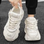 Men's Shoes Luxury Casual Breathable Sneakers for Men Comfortable Low Top Platform Boots for Men Height Increasing Sneakers - Image 3