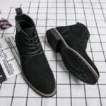 Pointed Toe Chelsea Boots Leather Men Winter Boots Winter Shoes for Men 2025 Male Boots Mens Ankle Shoes Zapatillas Male Hombre - Image 2