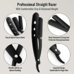NEW Manual Shaver for Men Barbershop Razor Stainless Steel Shank Is Easy To Use Safety Razor Shaving Razor with Blades - Image 6