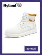 FLYLAND Men's Ankle Boots Casual Leather Shoes Fashion Vintage Hand Stitching Soft Business Handmade Shoes - Image 15