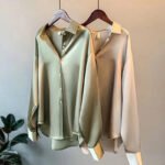 2025Spring Shirt And Blouses New Sweater Cardigans Woman Top Knitted Korean Long Sleeve Lapel Button Elegance Sweet Casual Coats - Image 5