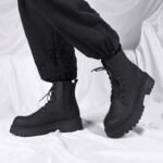 Luxury Brand Boots Chelsea Men's Boots Leather Men Designer Boots Fashion Casual Business Black Boots Thick Soled Mid Top Boots - Image 4