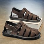 Summer New Men's Sandals High Quality Leather Roman Shoes Men Casual Beach Shoes Luxury Hollow Out Sandalias Male Big Size 38-48 - Image 2