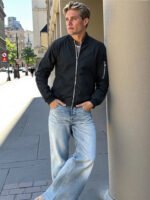 Spring Autumn Men's Windbreaker Jacket Casual Lightweight Jacket For Men Sports Zip Up Coat with Pockets Clothing - Image 4