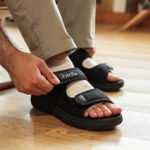 FitVille Men'S Sandals Summer Flat Shoes Widened Elderly Casual Shoe Breathable Lightweight For Plantar Fasciitis Pain Relief - Image 6