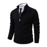 Men's Knitted Cardigan Jacket Vintage Winter Sweater Coat Casual Turndown Collar Fleece Jackets Fashion Mens Autumn Outwear - Image 5