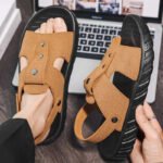 Brand Classic Mens Sandals Summer Genuine Leather Sandals Men Outdoor Casual Lightweight Sandal Fashion Men Sneakers - Image 2