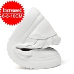 High Quality Men Sneakers Elevator Shoes for Men Fashion Casual Shoes Comfortable Leather Sports Shoes Height Increase 6/8/10cm - Image 6