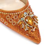 New Fashion Women's Summer Elegant High Heels Women's Sandals Luxury Wedding Italian Women's Party Shoes All Diamond - Image 3