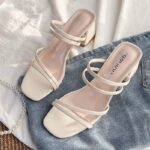 Women High Heel Sandals Summer Casual Female Shoes Woman Square Heel Open Toe Ankle Strap Ladies Sandalias Wedge Shoe 2022 New - Image 6
