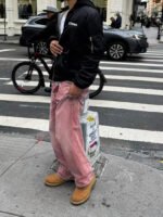 Men's Casual Retro Street Straight Leg Jeans with Pockets - Image 2
