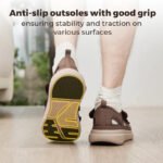 FitVille Summer Men's Wide Width Casual Diabetic Sandals, Lightweight Open Toe Sandals Built-in Arch Support, Effective Foot Pain Relief for Plantar Fasciitis, for Wide & Swollen Feet - Image 6
