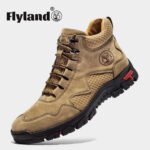 FLYLAND Men's Ankle Boots Casual Leather Shoes Fashion Vintage Hand Stitching Soft Business Handmade Shoes - Image 44