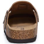Asgard Unisex Vegan Leather Clogs Fashion Non-slip Cork Footbed Mules Slippers With Arch Support Lady Cozy Casual Potato Shoes - Image 6
