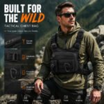 Tactical Outdoor Chest Bag Men's Vest Bag MOLLE Chest Pack for Cycling Bags Running Front Chest Bag Sports Vest Bag
