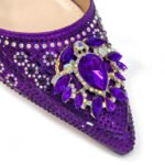 New Fashion Women's Summer Elegant High Heels Women's Sandals Luxury Wedding Italian Women's Party Shoes All Diamond - Image 6