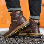 Waterproof Leather Indestructible Men Work Safety Boots Outdoor Military Boots Anti-smash Anti-puncture Industrial Shoes Male - Image 4