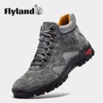 FLYLAND Men's Ankle Boots Casual Leather Shoes Fashion Vintage Hand Stitching Soft Business Handmade Shoes - Image 40