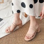 Women High Heel Sandals Summer Casual Female Shoes Woman Square Heel Open Toe Ankle Strap Ladies Sandalias Wedge Shoe 2022 New - Image 5
