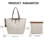 CH Elegant Light Luxury Practical With Bags Pure Color Simple Large Capacity Casual Resistant Brand Women's Bag Shoulder Bag - Image 5