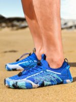 Men Quick Dry Barefoot Water Shoes Breathable Aqua Beach Sneakers, Non Slip Swim Surfing Diving Footwear Outdoor River Hiking Walking Wetsuit Shoes - Image 4