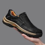 Stylish Men's Leather Loafers Men Thick Bottom Business Shoe Classic Leather Man Casual Shoes Senior Brand Male Walking Footwear - Image 4