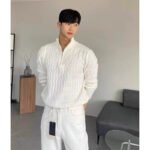Replica Luxury Sweaters Men Sweater Jersey Korean Reviews Many Clothes Knitwear Cardigan Autumn Men's Clothing Mens Coat Hırka - Image 2