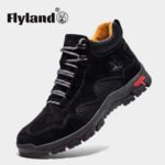 FLYLAND Men's Ankle Boots Casual Leather Shoes Fashion Vintage Hand Stitching Soft Business Handmade Shoes - Image 42