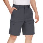 Men's Quick Dry Cargo Shorts Summer Waterproof Hiking Shorts Outdoor Multi-pockets Camping Training Work Shorts Man - Image 25