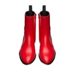 New Chelsea Boots Men Shoes Genuine Leather Red Fashion Versatile Banquet British Style Street Party Wear Classic Ankle Boots - Image 4