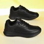 Chef shoes four season light non-slip oil-proof waterproof plus size men's kitchen work shoes fashion casual garden men's shoes - Image 3