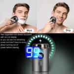 Men Electric Mini Shaver Rechargeable Type-c Charging Car Portable Led Digital Display Wet & Dry Shaver Men Women Home Razor - Image 5