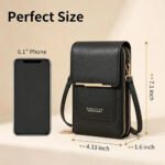 The Women Bag Touch Screen Cell Phone Purse Soft Leather Shoulder Bag Female Handbags Cheap Small Wallet Crossbody Bags - Image 2