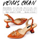 New Fashion Women's Summer Elegant High Heels Women's Sandals Luxury Wedding Italian Women's Party Shoes All Diamond - Image 4