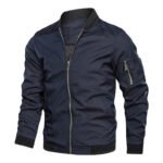 Spring Autumn Men's Windbreaker Jacket Casual Lightweight Jacket For Men Sports Zip Up Coat with Pockets Clothing - Image 3