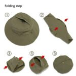 Quick Drying Fisherman Caps Women Men Outdoor Sun Anti-UV Protection Panama Hats Waterproof Camping Foldable Bob Bucket Sunhats - Image 5